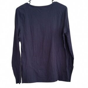 Women's Long Sleeve Navy Top
